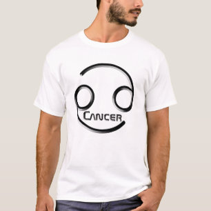 Camiseta CÁNCER, diseño abstracto del Rótulo Zodiaco,