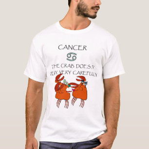 CAMISETA CÁNCER EL CRAB LO HACE MUY, MUY CUIDADOSAMENTE