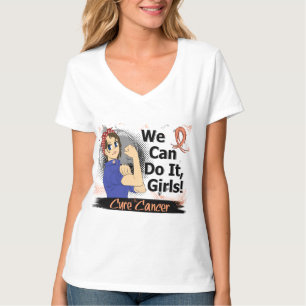 Camiseta Cáncer endometrial del animado WCDI de Rosie