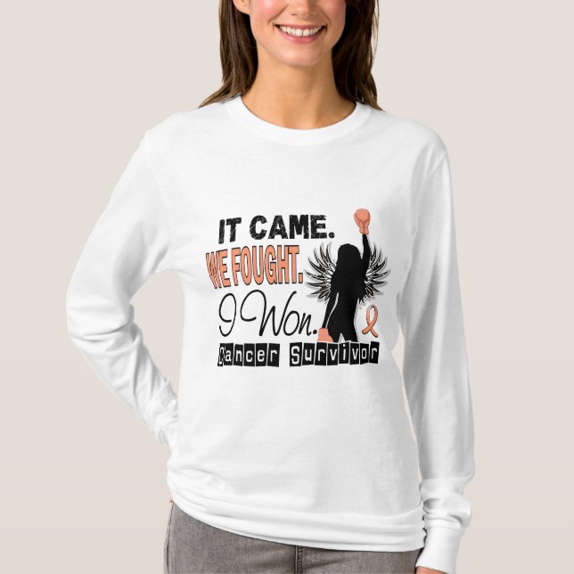 Camiseta Cáncer endometrial del superviviente 22 (Anverso)