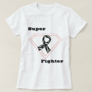 Camiseta Cáncer estupendo del combatiente/camisa rara de la