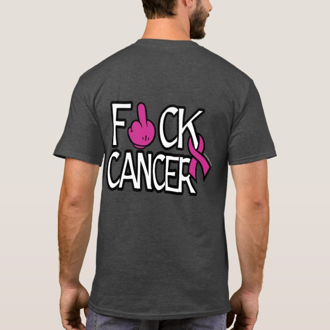 Camiseta CÁNCER F#CK...Cáncer de mama (Reverso)