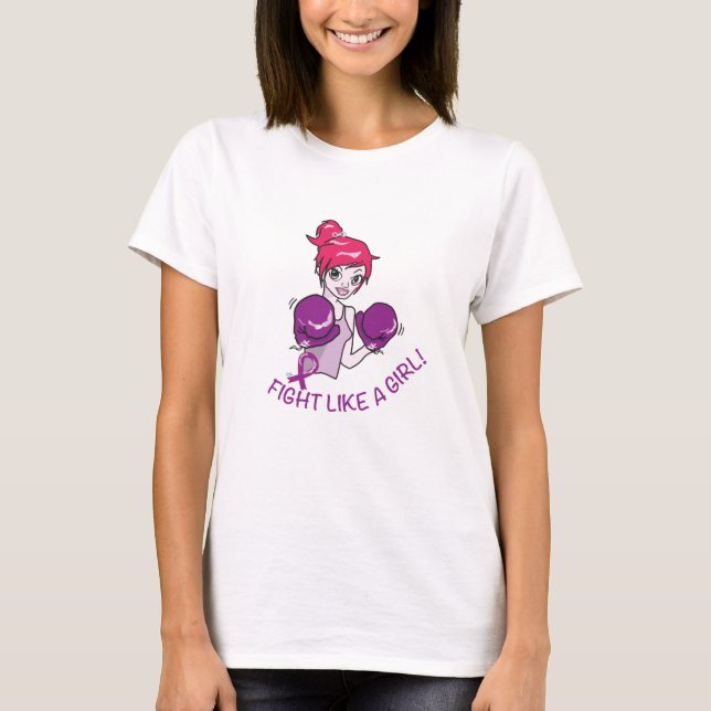 CAMISETA CÁNCER FIGHT-CAREGIVERS (Anverso)