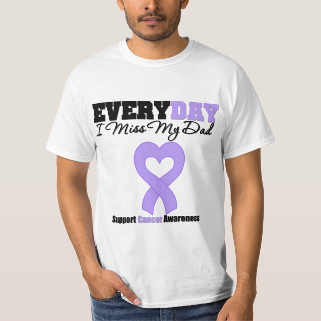 Camiseta Cáncer general todos los días que extraño a mi pap (Anverso)