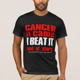 Camiseta Cáncer. Golpeo Al Cáncer. Sin cáncer.