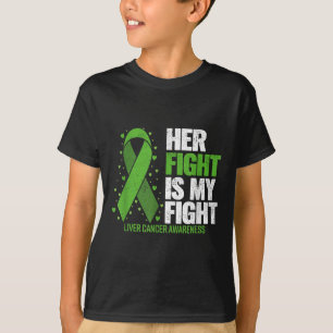 Camiseta Cáncer Hepático Su Lucha Es Mi Lucha Contra El Cán