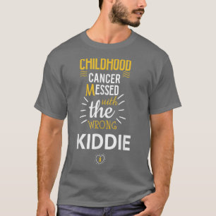 Camiseta Cáncer infantil Enredado con la equivocación de Ki
