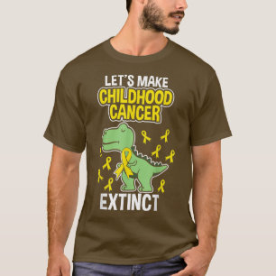 Camiseta Cáncer infantil Extinct Dinosaur Dino Pediatricia