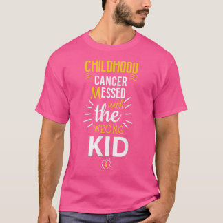 Camiseta Cáncer infantil mezclado con el error Kid Awarenes