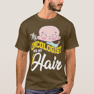 Camiseta Cáncer infantil mi oncólogo hace mi cinta de pelo