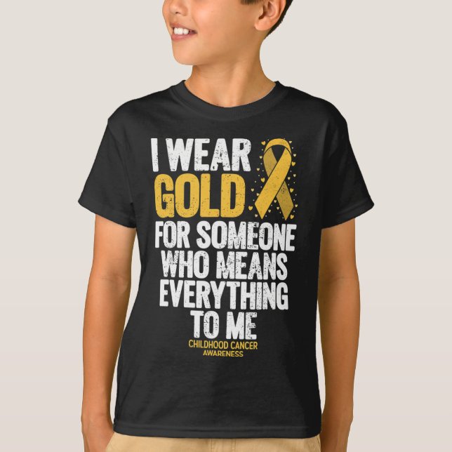 Camiseta Cáncer infantil para la prevención del cáncer infa (Anverso)