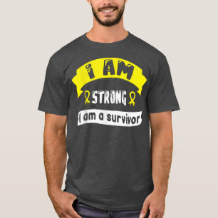 Camiseta Cáncer infantil Soy Fuerte Soy Sobreviviente