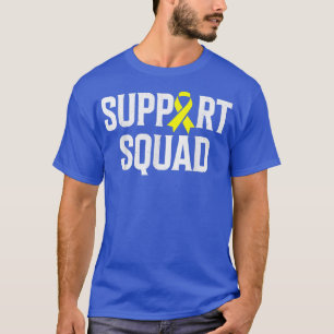 Camiseta Cáncer infantil Squad Gold Ribbon Childho