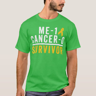 Camiseta Cáncer infantil Superviviente de cáncer Rib de oro