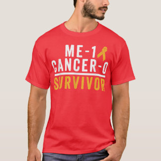 Camiseta Cáncer infantil Superviviente de cáncer Rib de oro