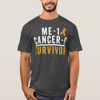 Camiseta Cáncer infantil Superviviente de cáncer Rib de oro