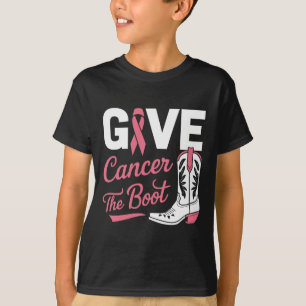 Camiseta Cáncer La Cinta Rosa Del Cáncer De Mama De La Boqu