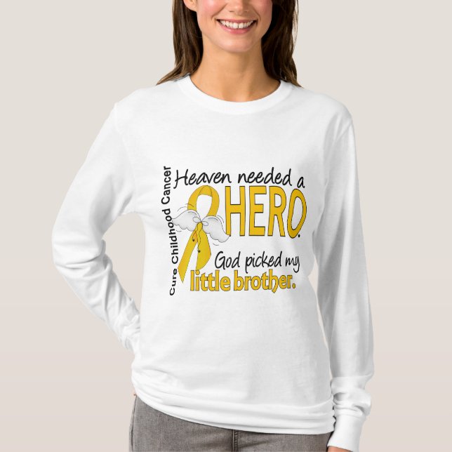 Camiseta Cáncer necesario de la niñez de pequeño Brother (Anverso)