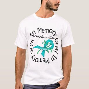Camiseta Cáncer ovárico en memoria de mi suegra