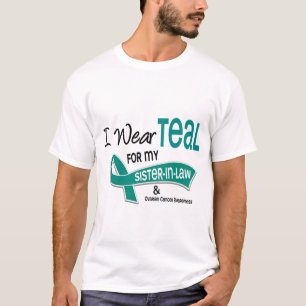 Camiseta Cáncer ovárico LLEVO el TRULLO PARA MI CUÑADA 4