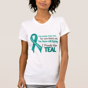 Camiseta Cáncer ovárico para cada ..... llevo orgulloso e