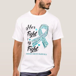 Camiseta Cáncer ovárico su lucha es nuestra lucha