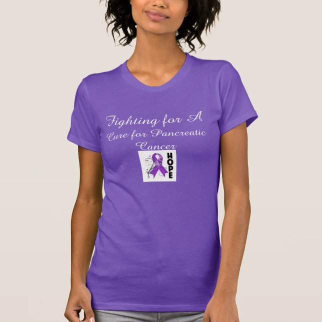Camiseta Cáncer pancreático (Anverso)
