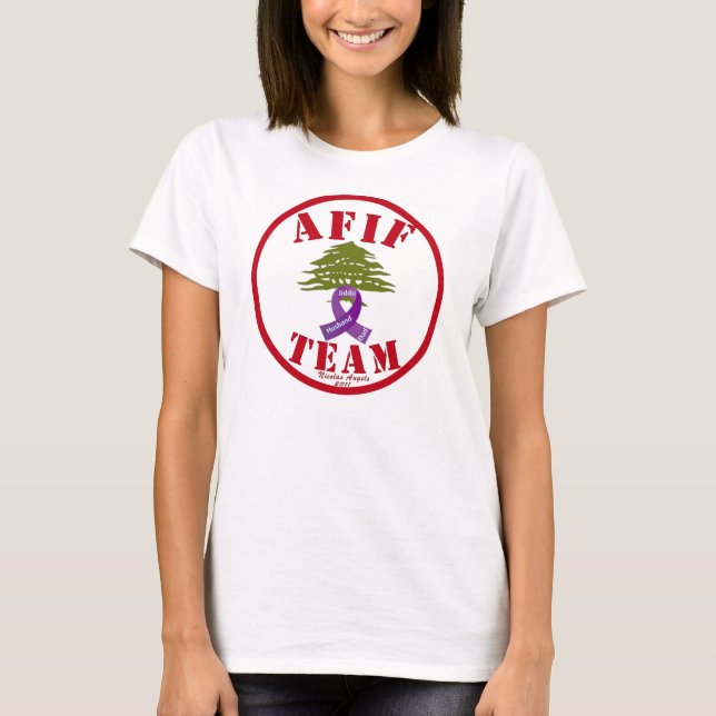 Camiseta Cáncer pancreático de Afif (Anverso)
