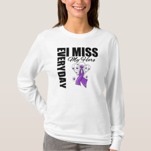 Camiseta Cáncer pancreático diario de Srta. My Hero de I