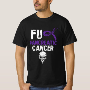 Camiseta Cáncer Pancreático Fck Combatiendo El Cáncer Junto