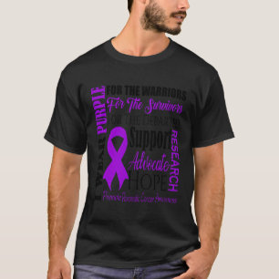 Camiseta Cáncer Pancreático Púrpura A Conciencia de la Luch