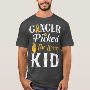 Camiseta Cáncer Que Has Recogido El Cáncer Infantil Equivoc