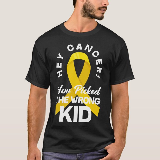 Camiseta Cáncer Que Has Recogido El Cáncer Infantil Equivoc (Anverso)