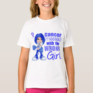 Camiseta Cáncer rectal ensuciado con Girl.png incorrecto