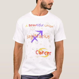 Camiseta Cáncer Sagittarius Pareja Zodiac T-Shirt