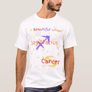 Camiseta Cáncer Sagittarius Pareja Zodiac T-Shirt