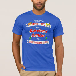 Camiseta Cáncer sobrevivido - superhéroe