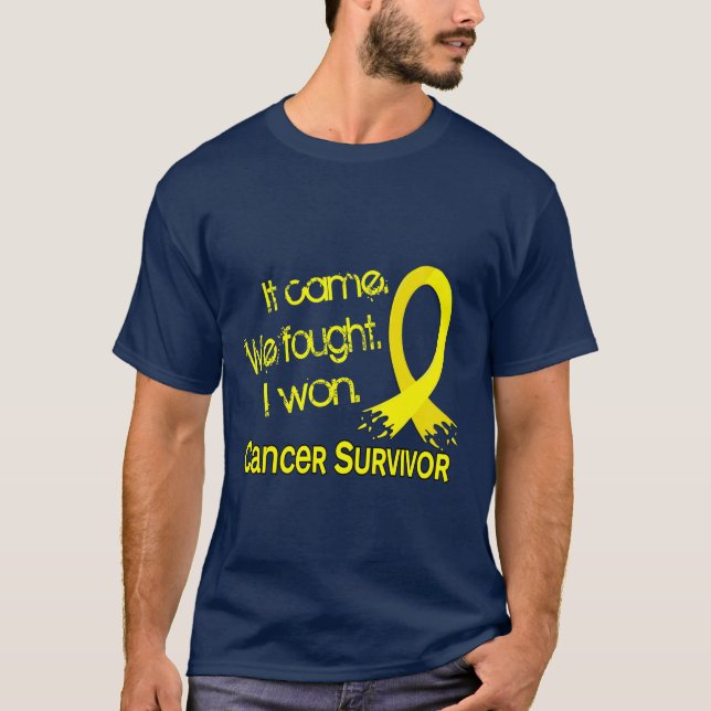 Camiseta Cáncer testicular del superviviente 11 (Anverso)