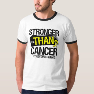 Camiseta Cáncer testicular - más fuerte que cáncer