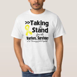 Camiseta Cáncer testicular que toma un tributo del soporte