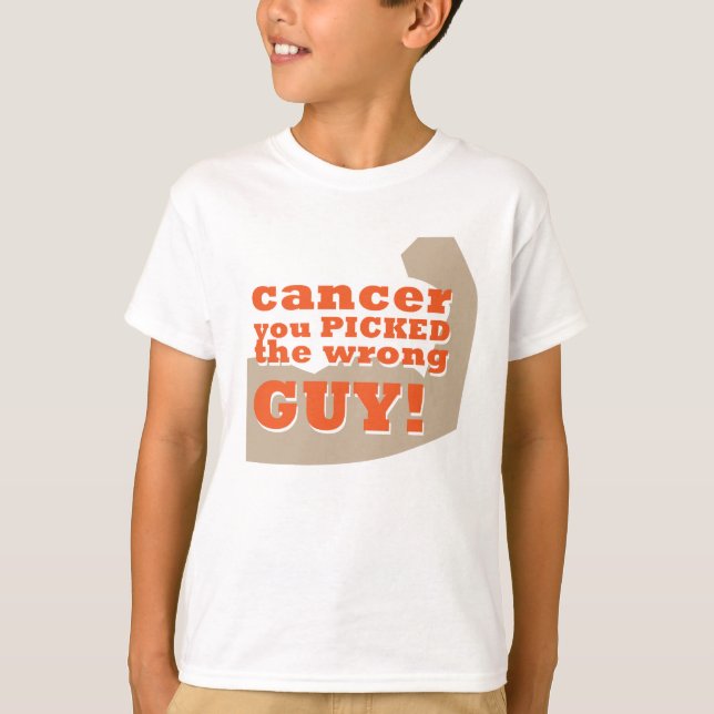 Camiseta Cáncer usted escogió al individuo incorrecto (Anverso)