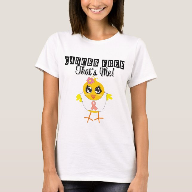 Camiseta Cáncer uterino - cáncer libre que es yo (Anverso)