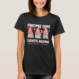 Camiseta Cáncer Uterino Cinta Cinta Cinta Cinta Gnome