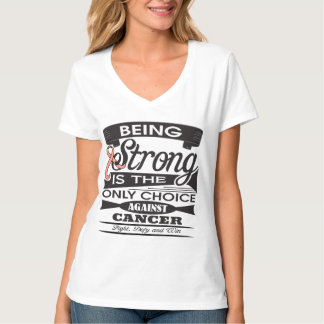 Camiseta Cáncer uterino fuerte