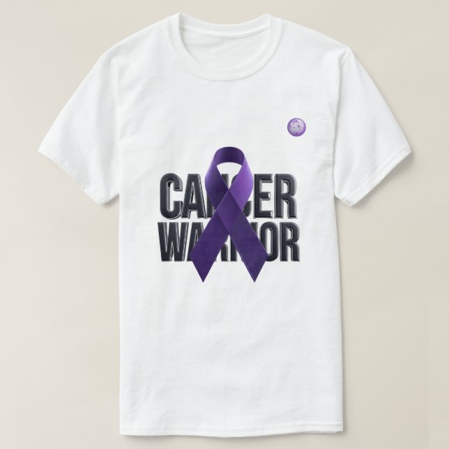 Camiseta Cancer Warrior T-Shirt (Diseño del anverso)