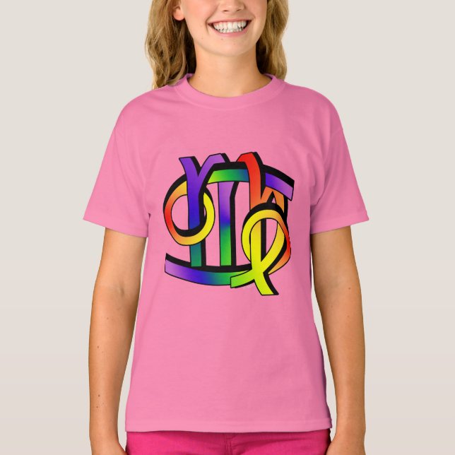 Camiseta Cáncer y Virgo GLBT (Anverso)