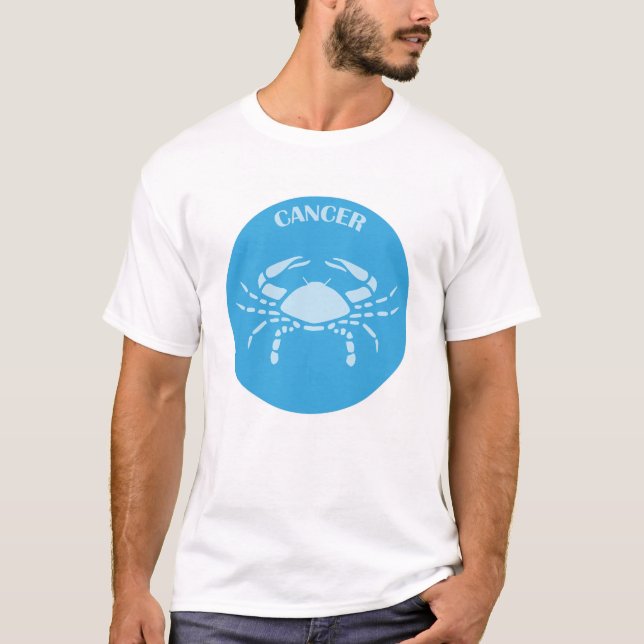 Camiseta Cancer, Zodiac Sign, Horoscope, Astrology (Anverso)