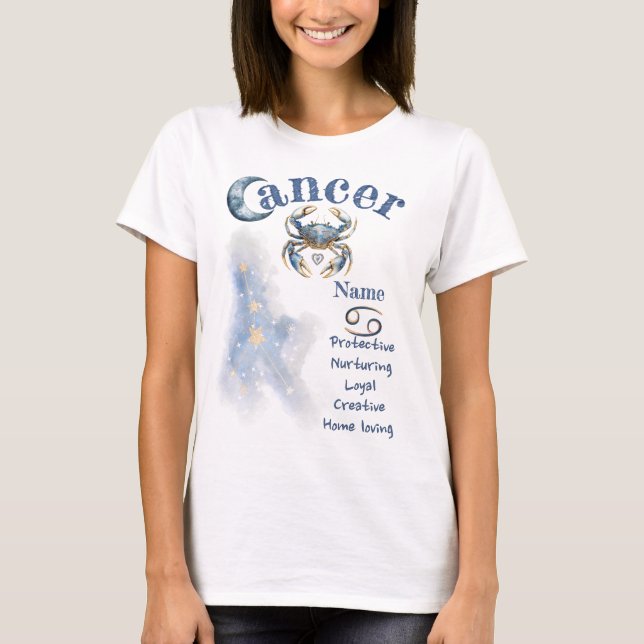 Camiseta Cancer Zodiac Sign T-shirt *1 (Anverso)