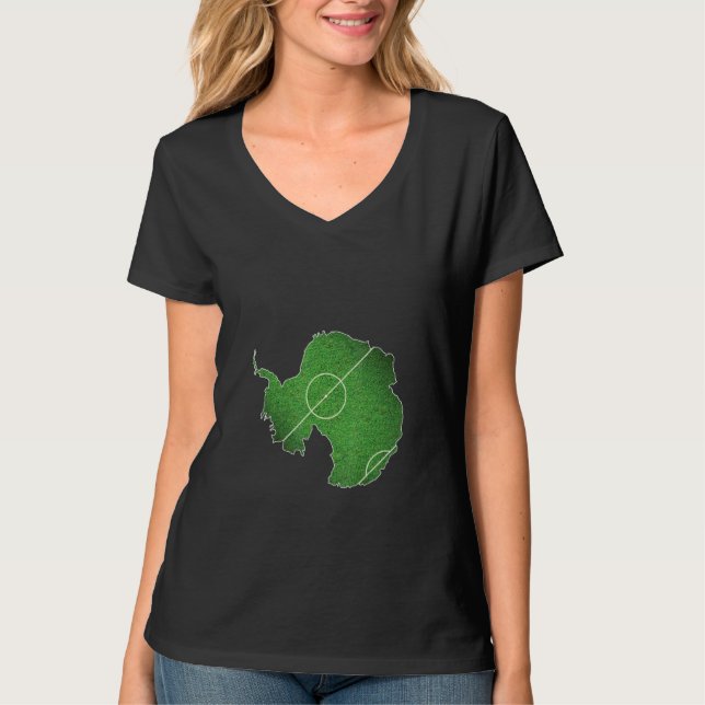 Camiseta Cancha de fútbol de Antarctica (Anverso)