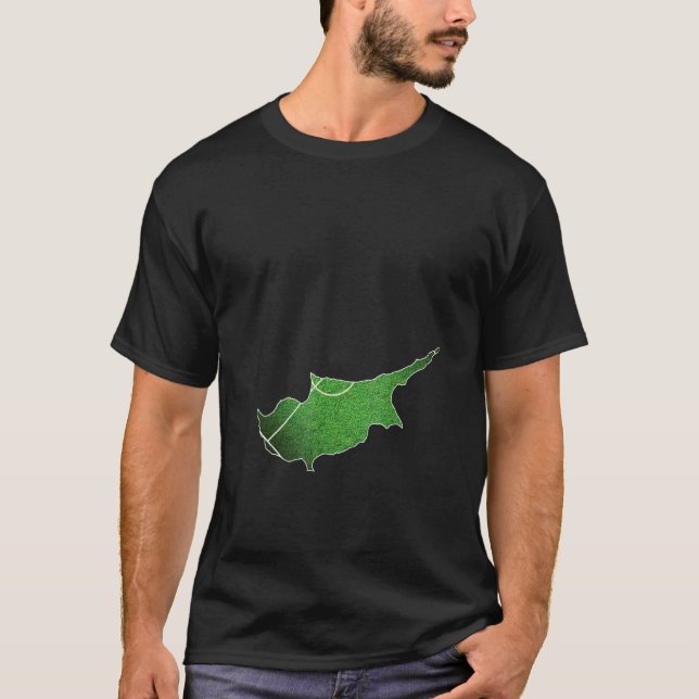 Camiseta Cancha de fútbol de Chipre (Anverso)